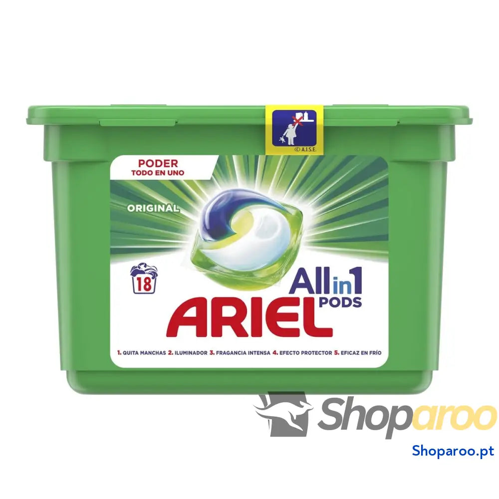 Detergente Ariel (18 uds)