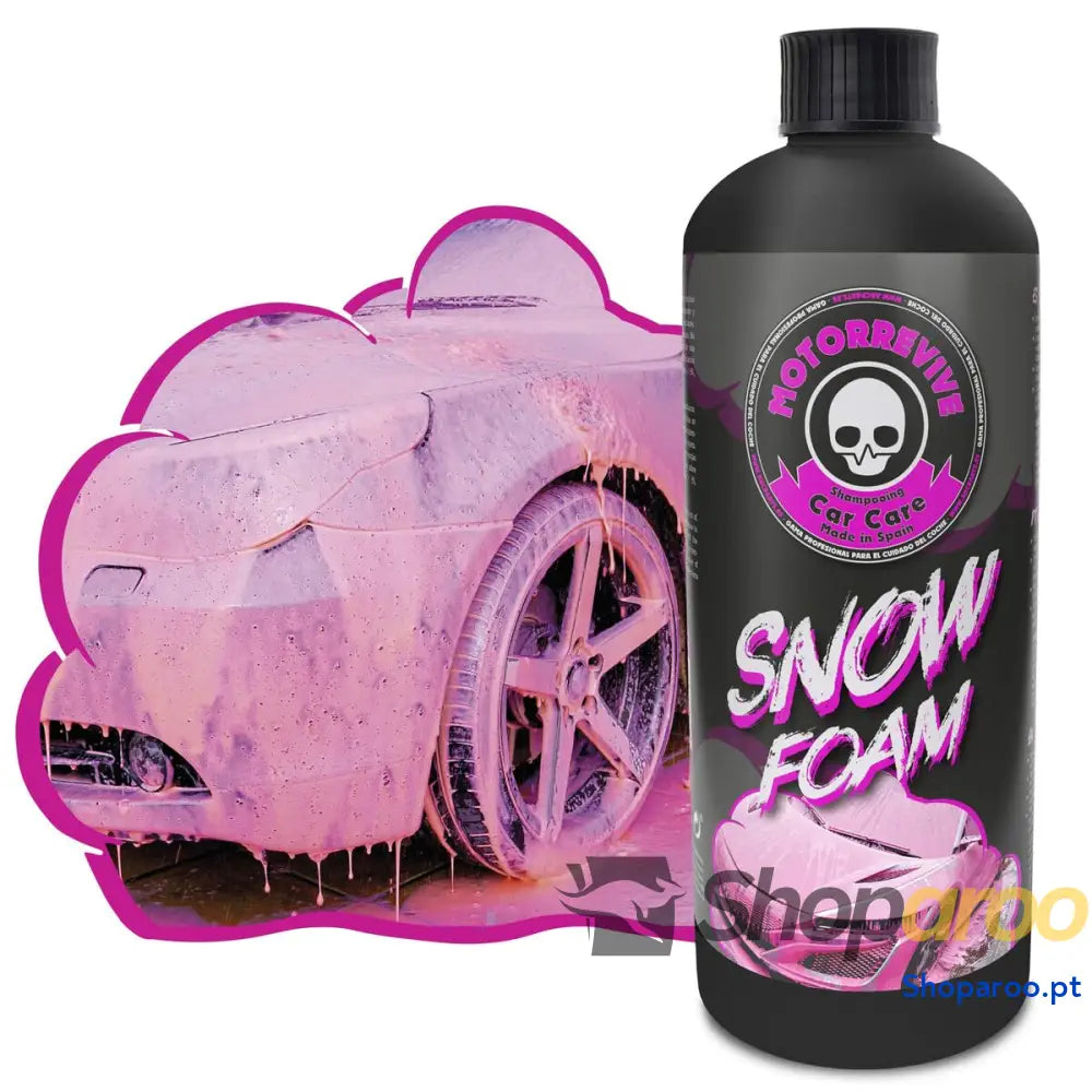 Detergente para automóvel Motorrevive Snow Foam Concentrado 500 ml Cor de Rosa