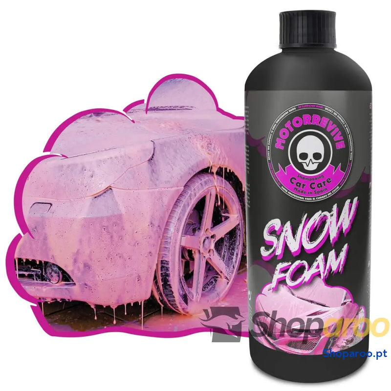 Detergente para automóvel Motorrevive Snow Foam Concentrado 500 ml Cor de Rosa