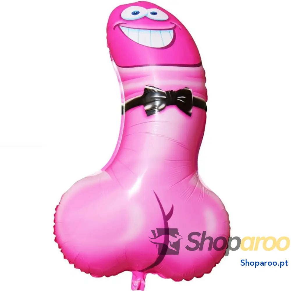 DIABLO PICANTE - BALO DE FESTA EM FORMATO DE PÊNIS ROSA