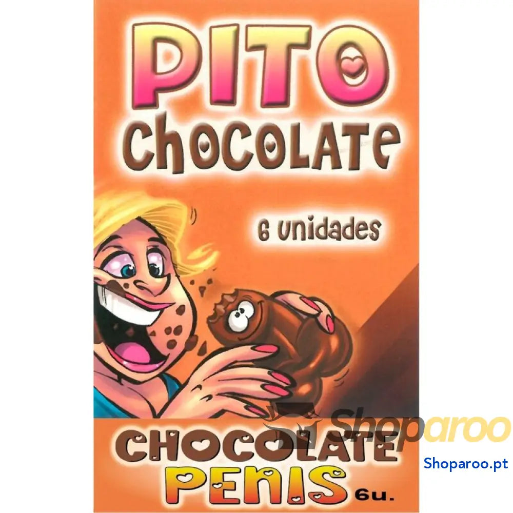 DIABLO PICANTE - CAIXA DE 6 CHOCOLATES EM FORMA DE PÊNIS