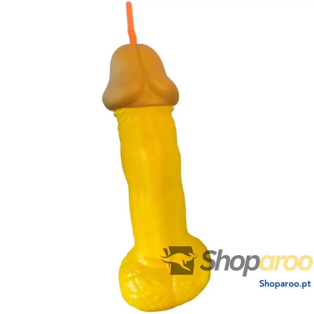 DIABLO PICANTE - COPO PLSTICO AMARELO PARA PÊNIS
