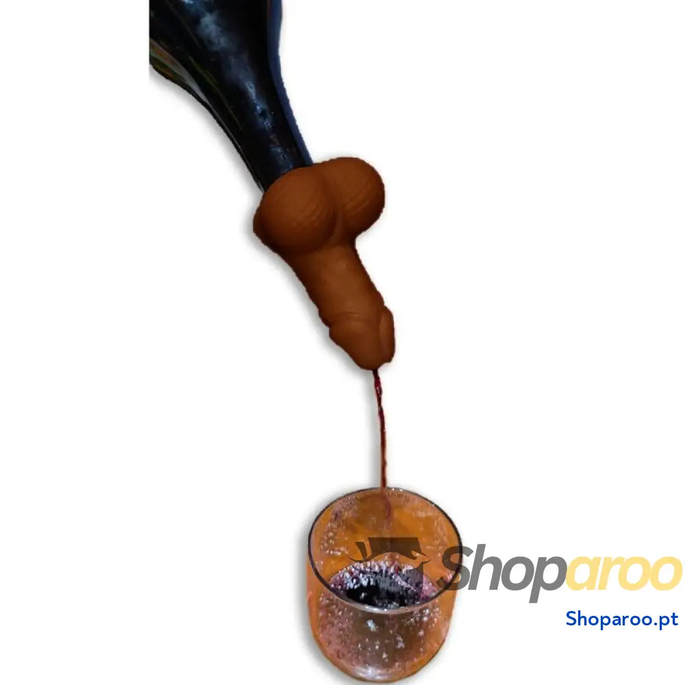 DIABLO PICANTE - DECANTADOR DE VINHO EM FORMA DE PÊNIS MULATO