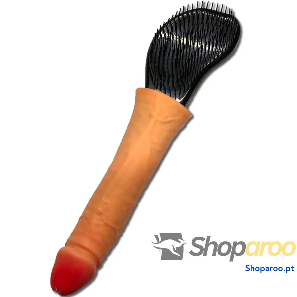 DIABLO PICANTE - ESCOVA DE CABELO COM PÊNIS NA PONTA
