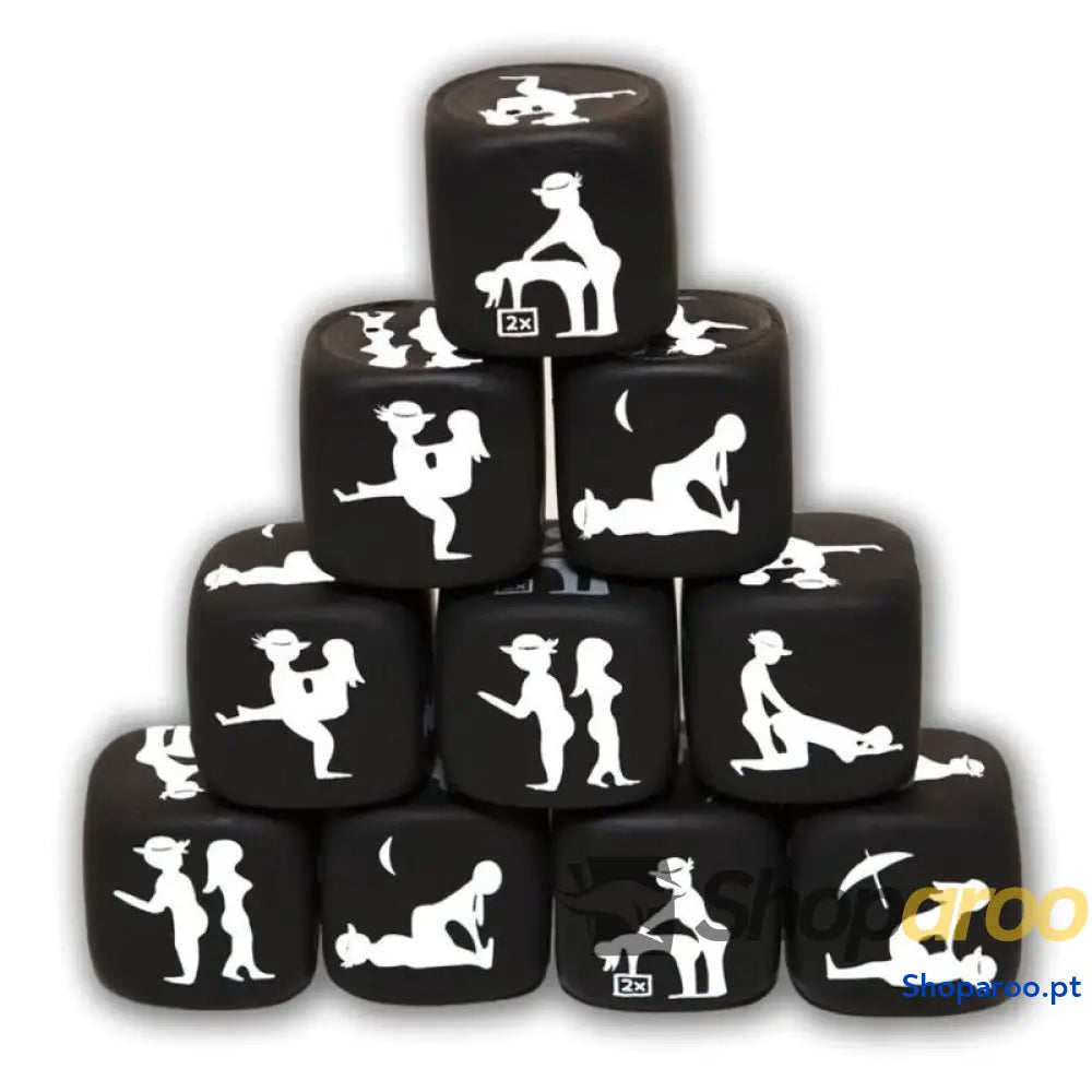 DIABLO PICANTE JOGO DE DADOS POSTURA PRETO