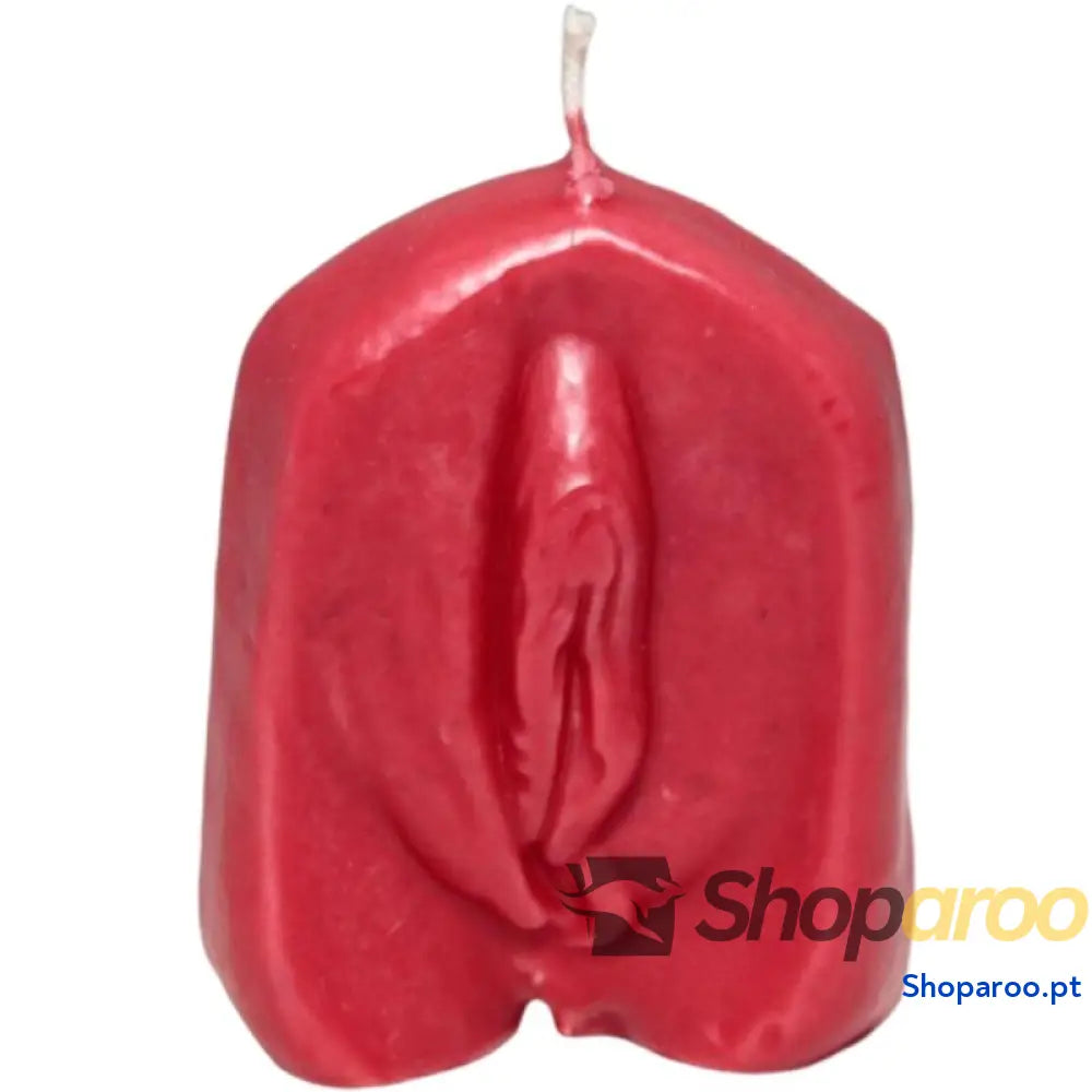 DIABLO PICANTE - VELA EM FORMA DE VAGINA VERMELHA