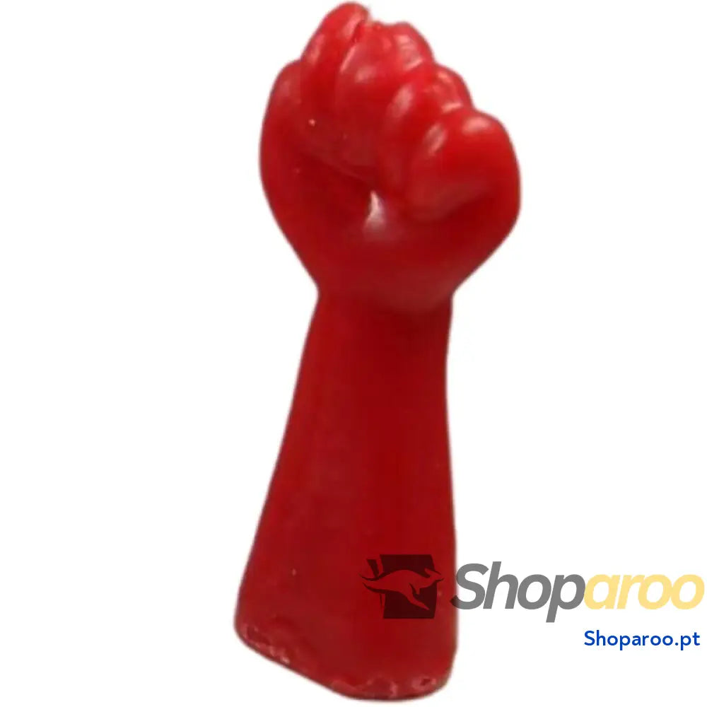 DIABLO PICANTE VELA EM FORMATO DE PUNHO VERMELHA