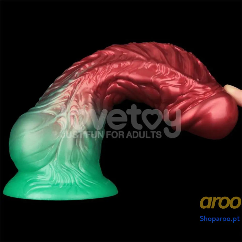 Dildo insuflável de silicone dupla densidade 8’’ - 28 cm