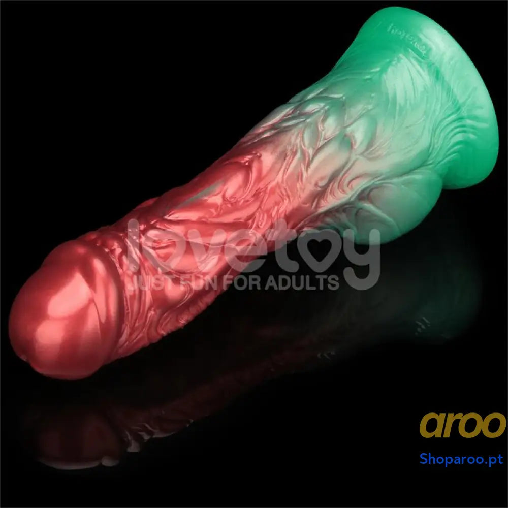 Dildo insuflável de silicone dupla densidade 8’’ - 28 cm