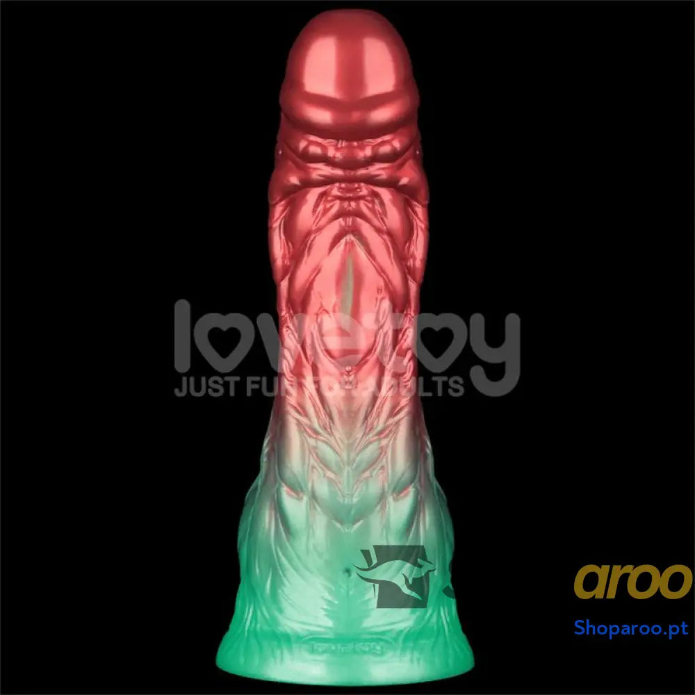 Dildo insuflável de silicone dupla densidade 8’’ - 28 cm