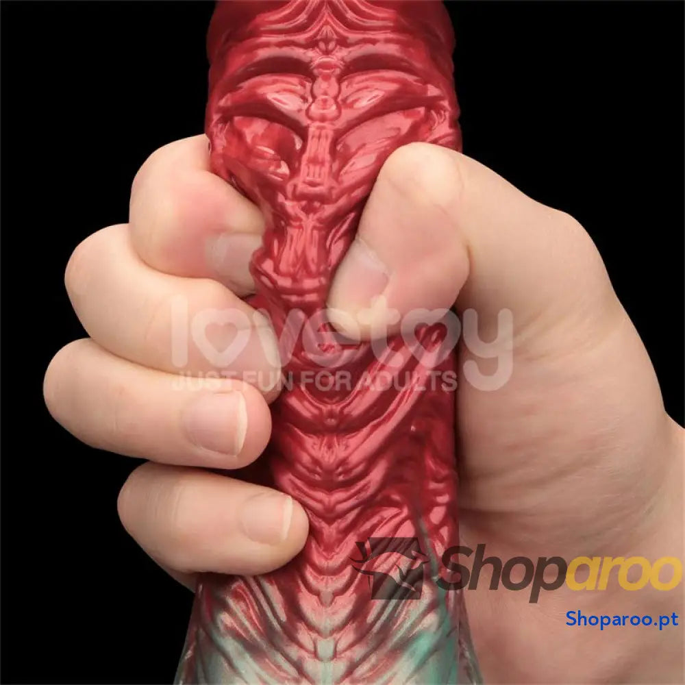 Dildo insuflável de silicone dupla densidade 8’’ - 28 cm