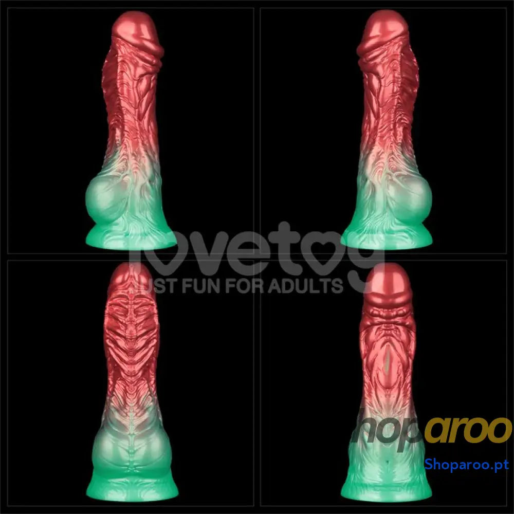 Dildo insuflável de silicone dupla densidade 8’’ - 28 cm