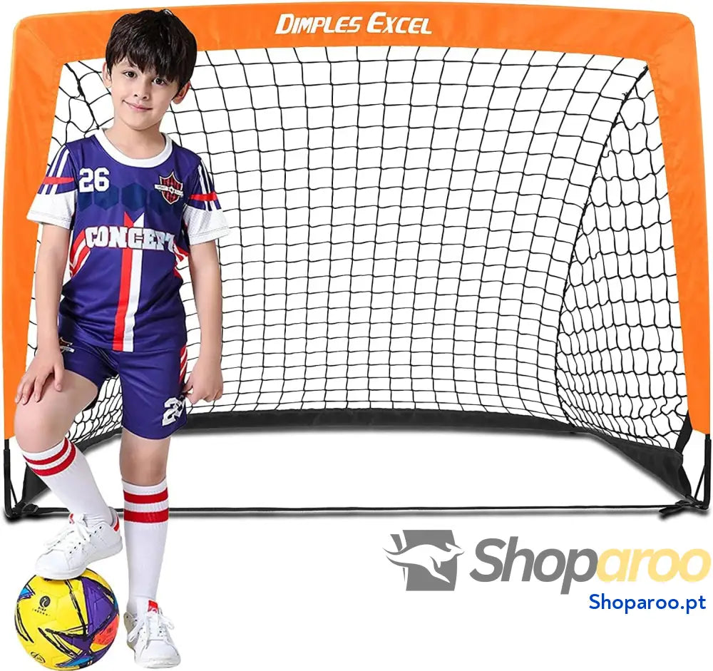 Dimples Excel Baliza de Futebol Rede para Jardim ao Ar Livre Treino Amantes
