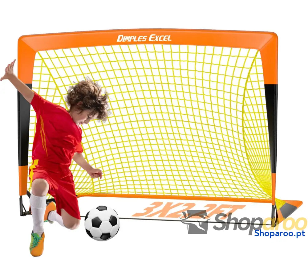 Dimples Excel Baliza de Futebol Rede para Jardim ao Ar Livre Treino Amantes