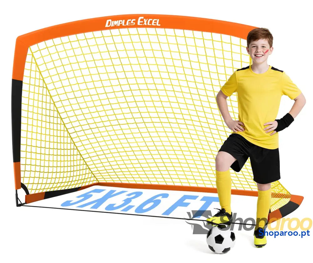 Dimples Excel Baliza de Futebol Rede para Jardim ao Ar Livre Treino Amantes