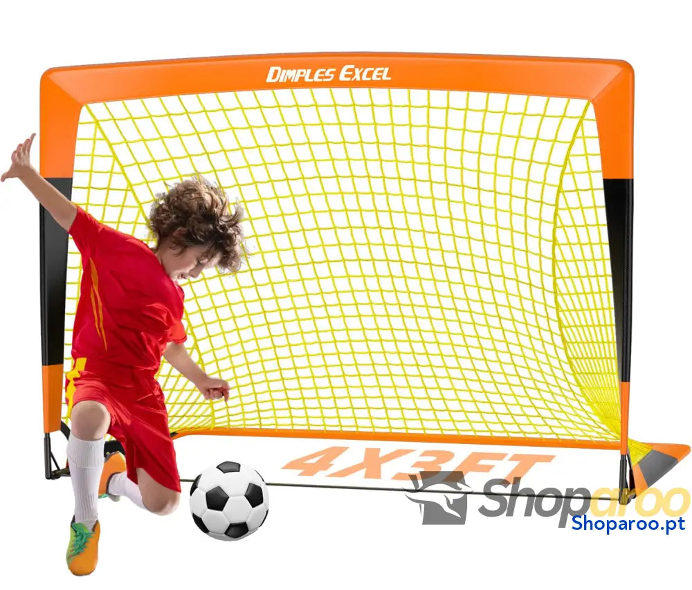 Dimples Excel Baliza de Futebol Rede para Jardim ao Ar Livre Treino Amantes
