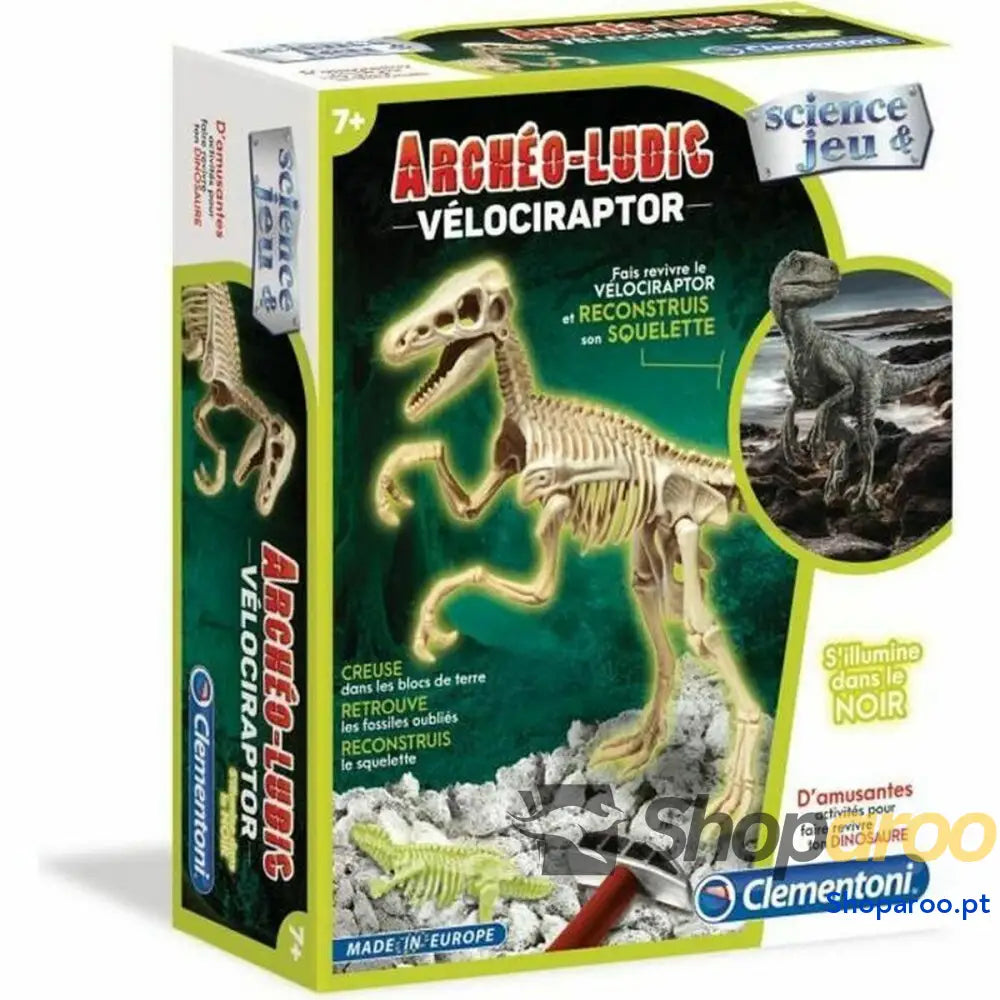 Dinossauro Clementoni Archéo Ludic Vélociraptor