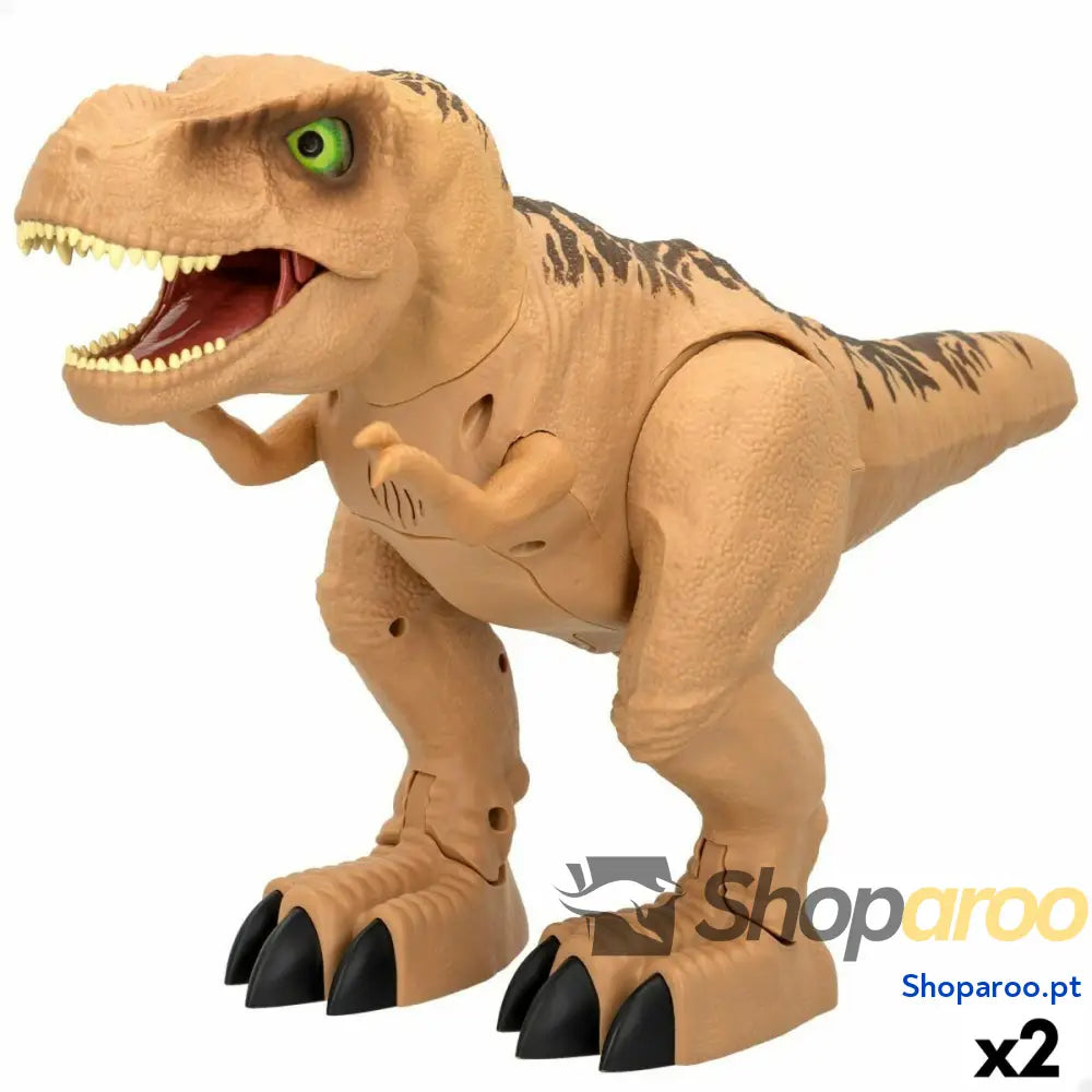 Dinossauro Funville T-Rex 2 Unidades 45 x 28 x 15 cm