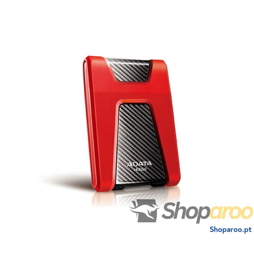 Disco Duro Externo Adata DashDrive Durable HD650 Vermelho 1 TB