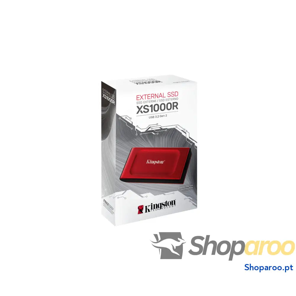 Disco Duro Externo Kingston SXS1000R/2000G Vermelho 2 TB
