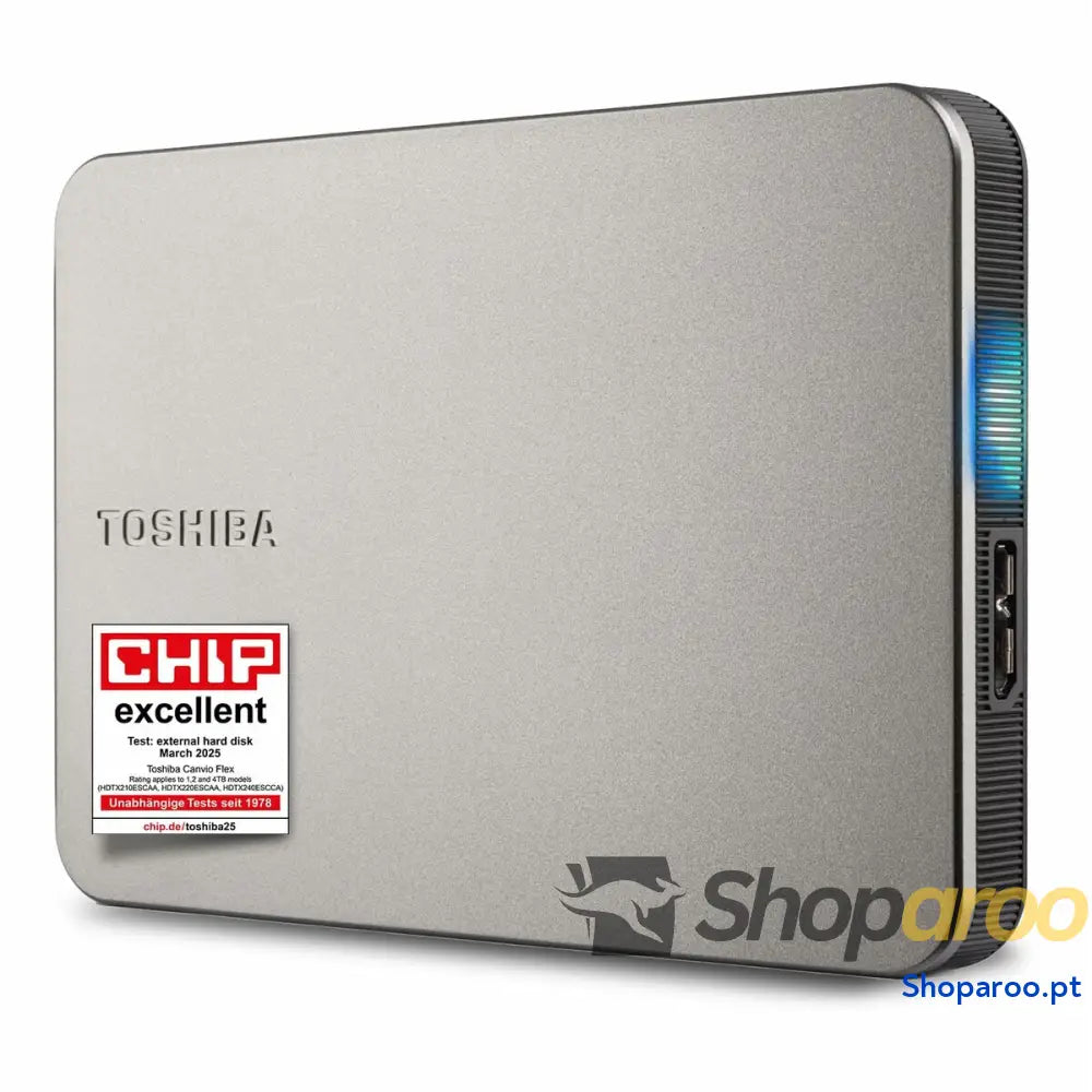 Disco Duro Externo Toshiba HDTX210ESCAA 1 TB HDD Prateado Magnética
