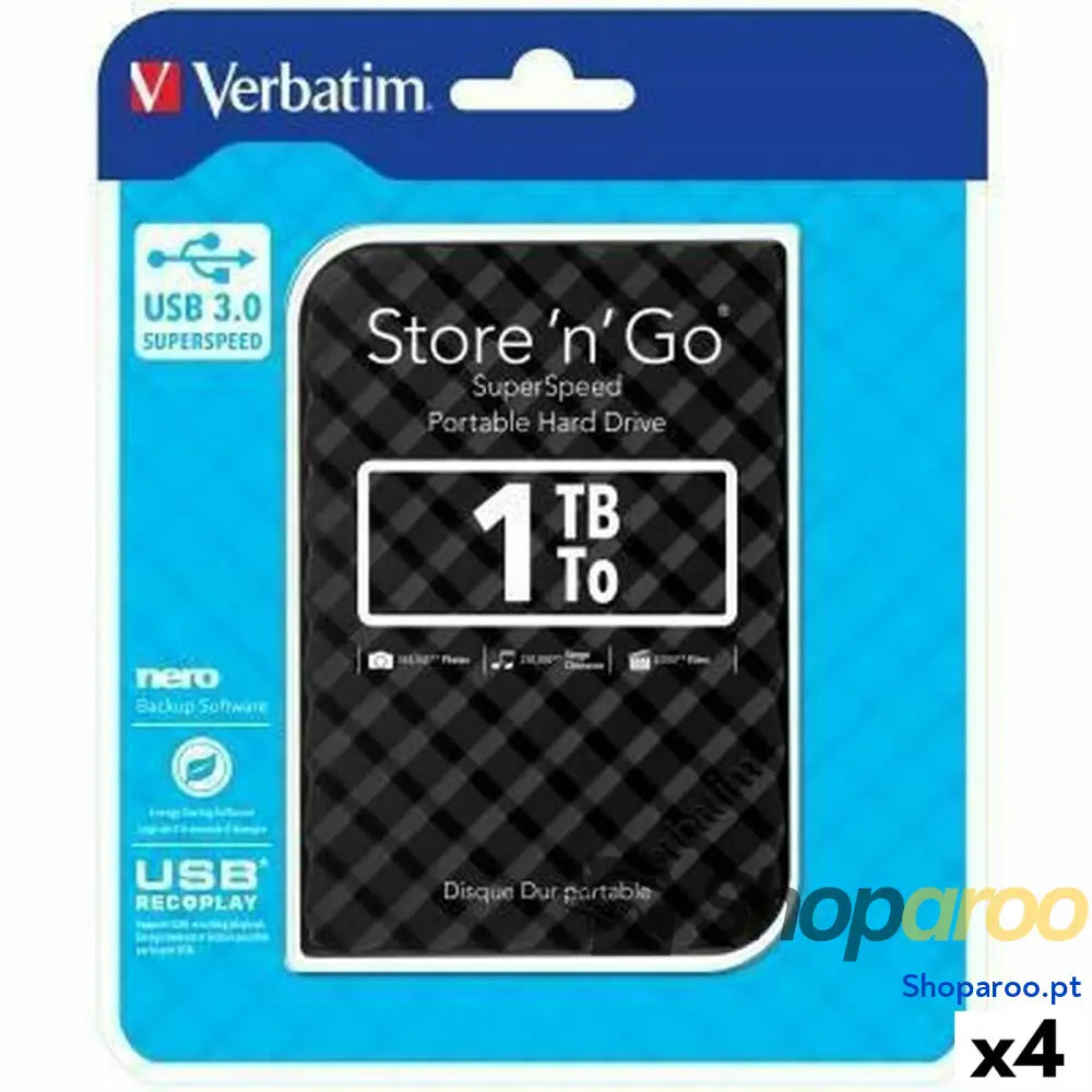 Disco Duro Externo Verbatim Store n Go 1 TB