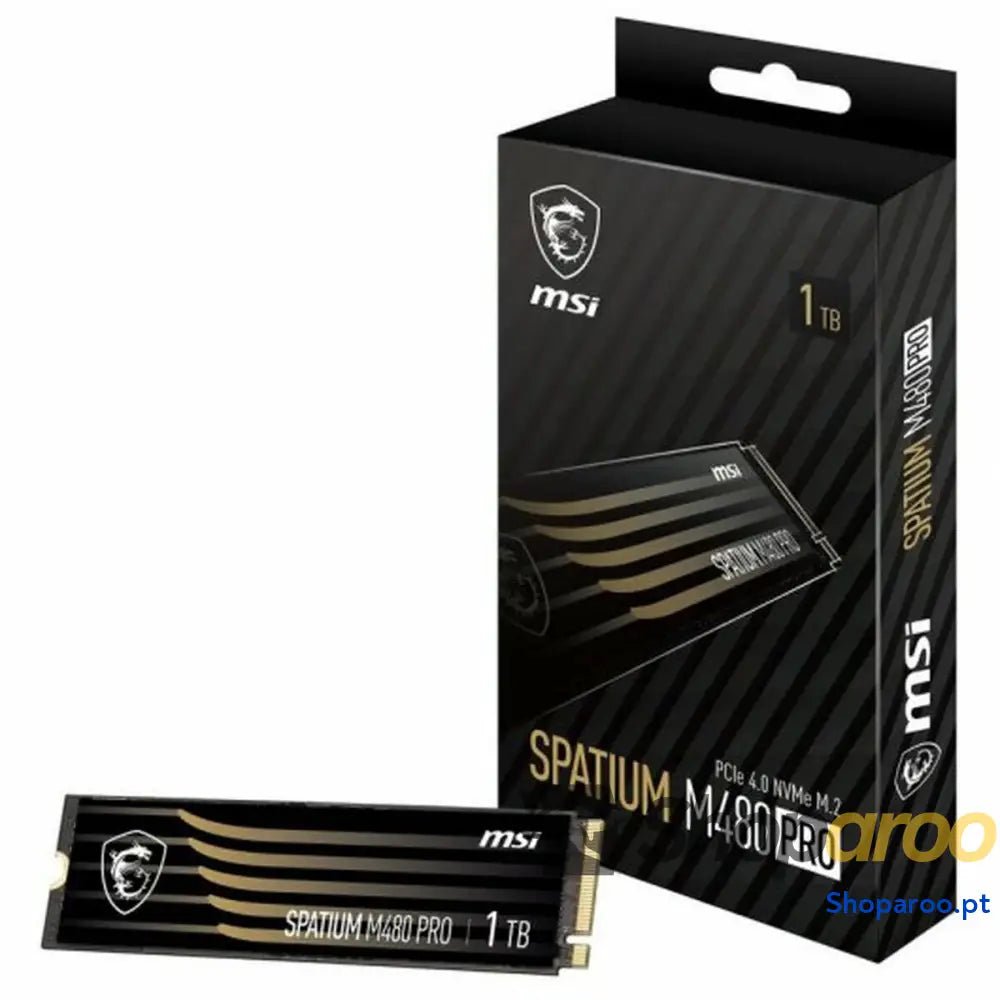Disco Duro MSI SPATIUM M480 PRO PCIE 4.0 NVME M.2 1TB 1 TB SSD
