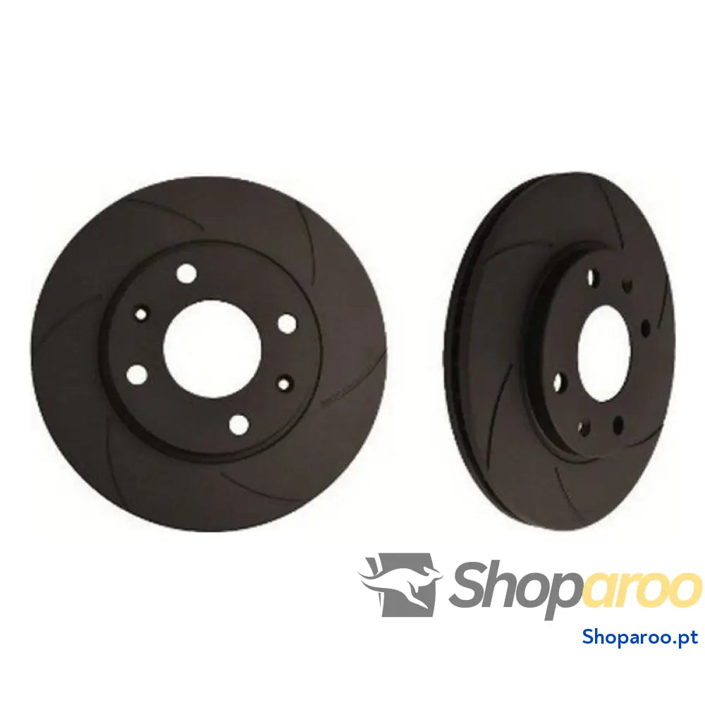 Discos de travão Black Diamond 6KBD1240G6 Ventilado Frontal 6 Riscas