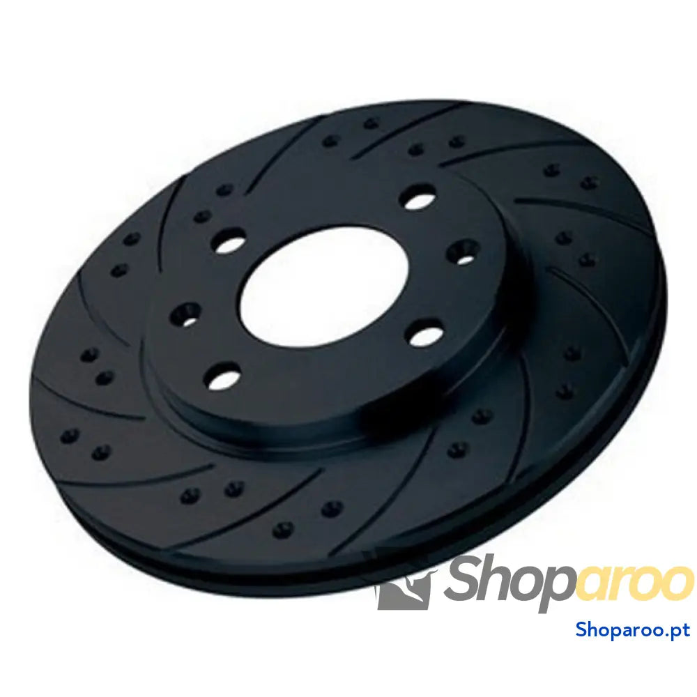 Discos de travão Black Diamond KBD444COM Ventilado Frontal Brocado 12 Riscas
