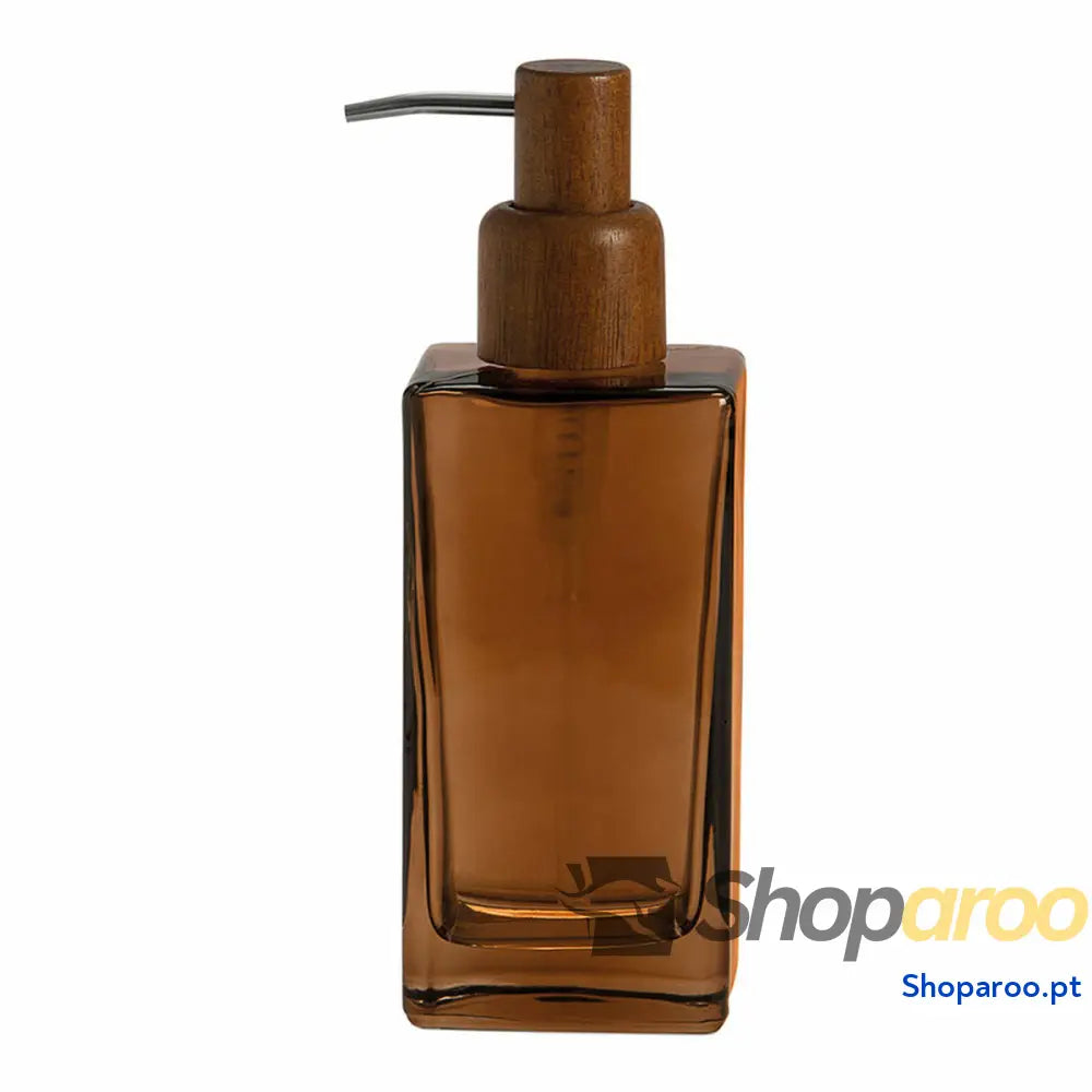 Dispensador de Sabão Andrea House ba73064 Castanho Cristal 400 ml