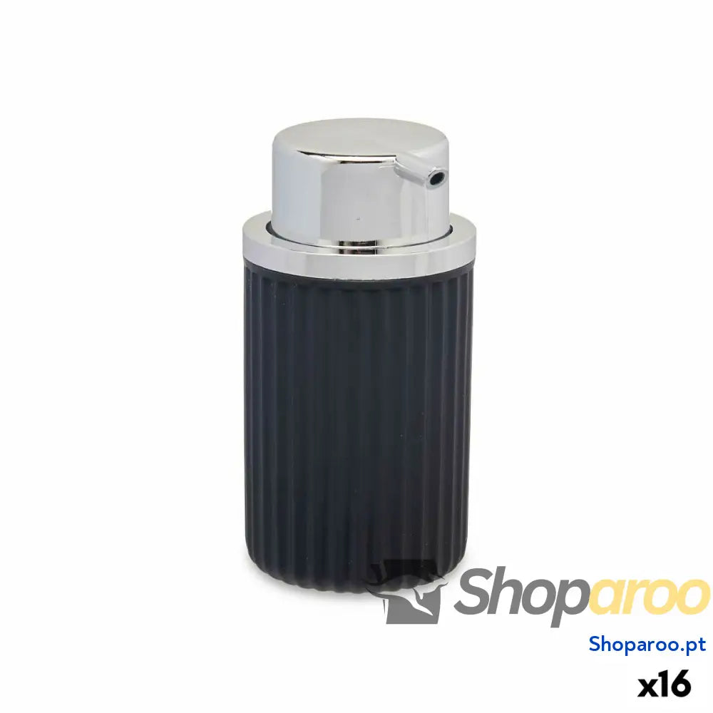 Dispensador de Sabão Berilo 3236 3 Antracite Plástico 420 ml 7 x 14,5 8,5 cm (16 Unidades)