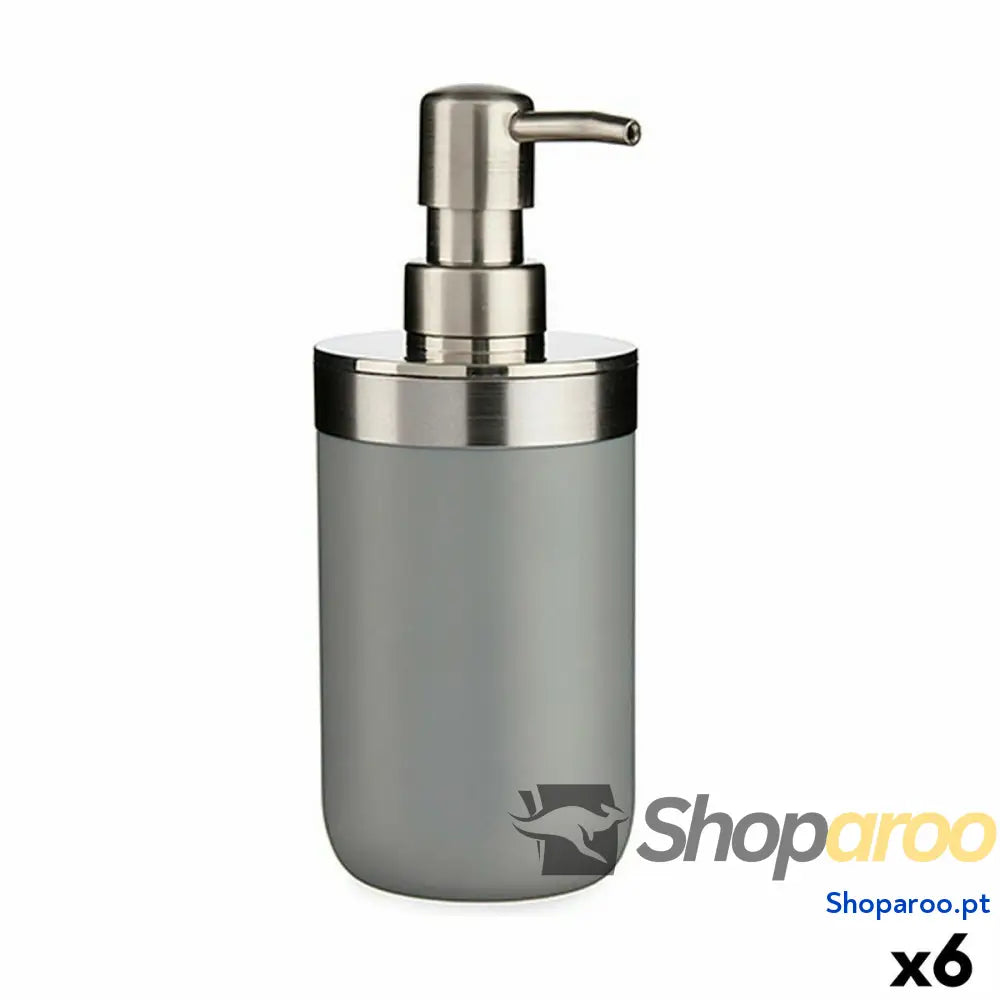 Dispensador de Sabão Berilo BP15 001 3 Cinzento Plástico 350 ml 8 x 17 9 cm (6 Unidades)
