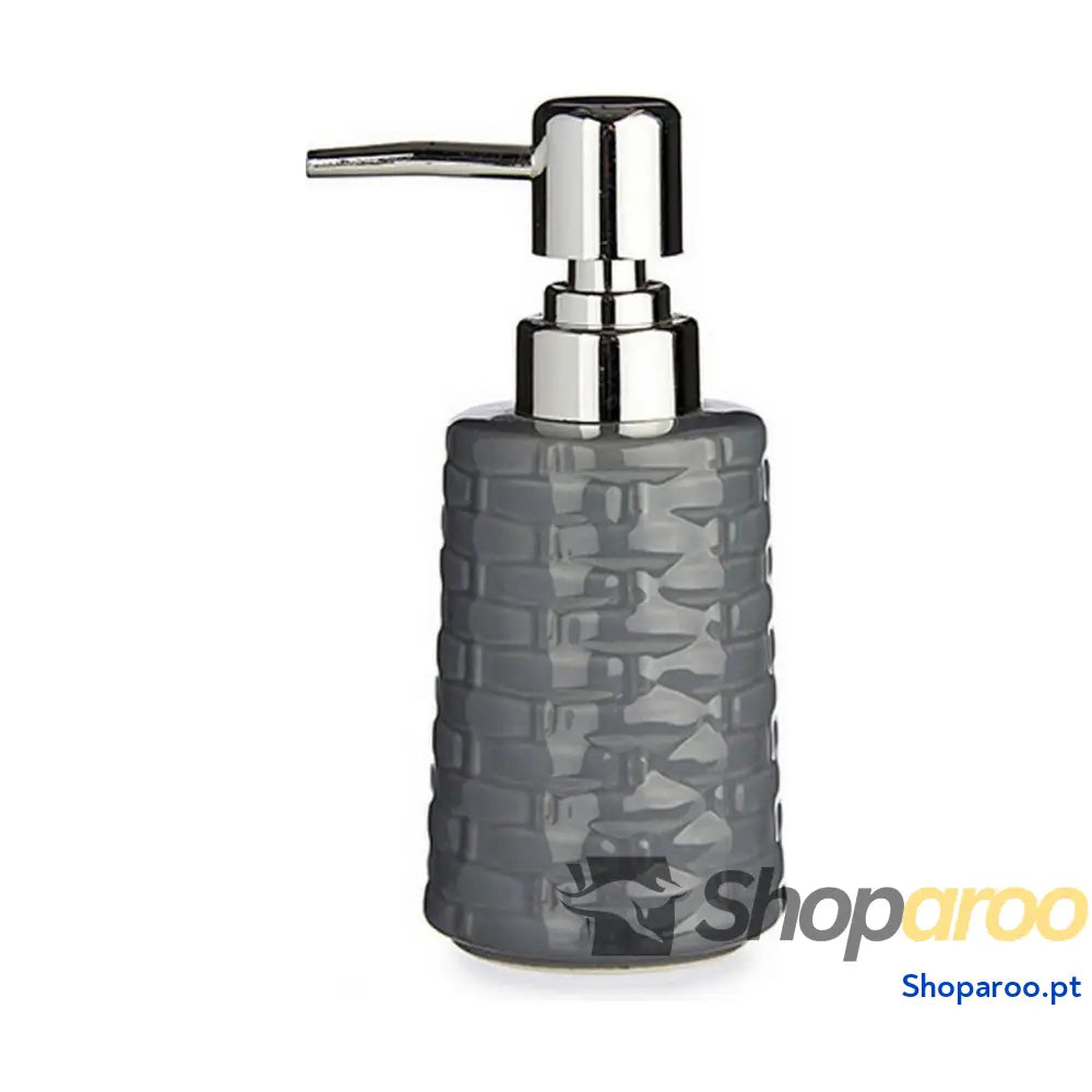 Dispensador de Sabão Berilo J912 A GRIS Cinzento Prateado Cerâmica 350 ml (6 Unidades)