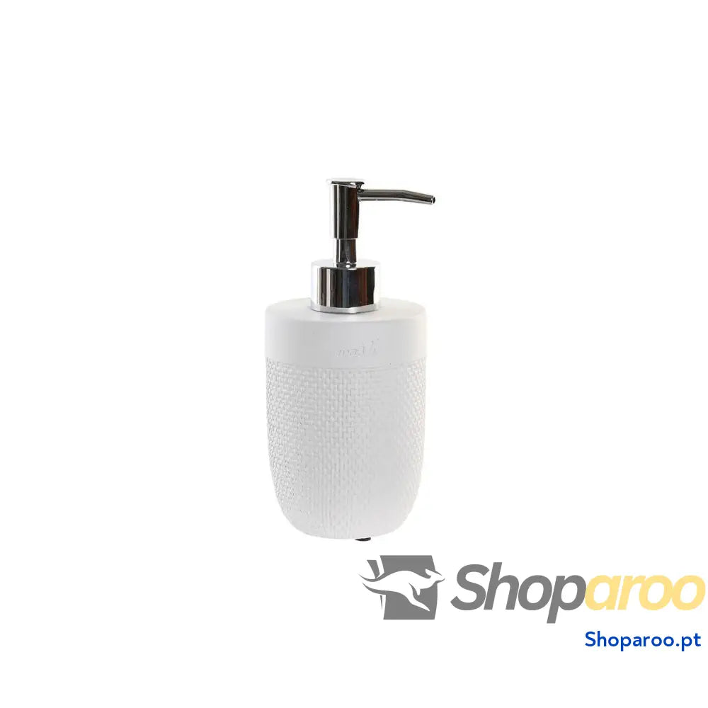 Dispensador de Sabão DKD Home Decor Cimento Branco Polipropileno