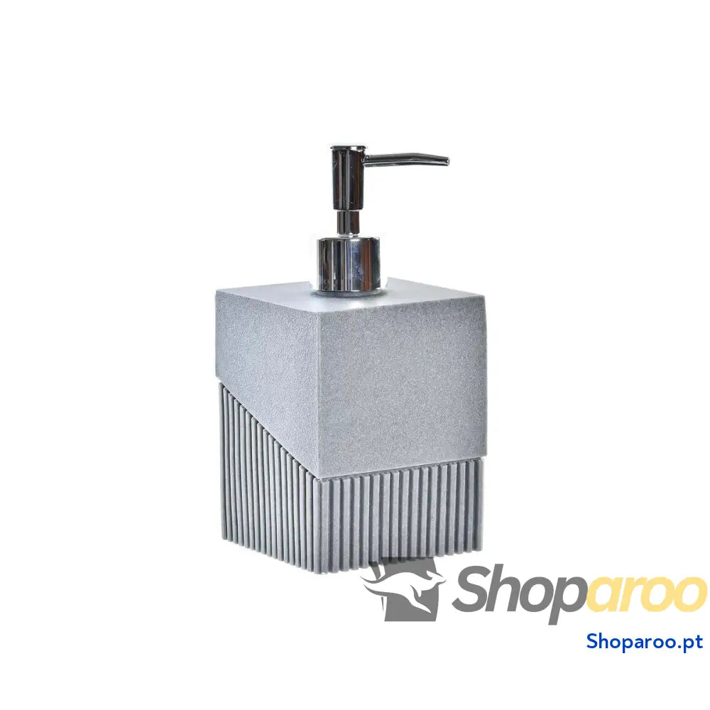 Dispensador de Sabão DKD Home Decor Cinzento Prateado Resina Polipropileno