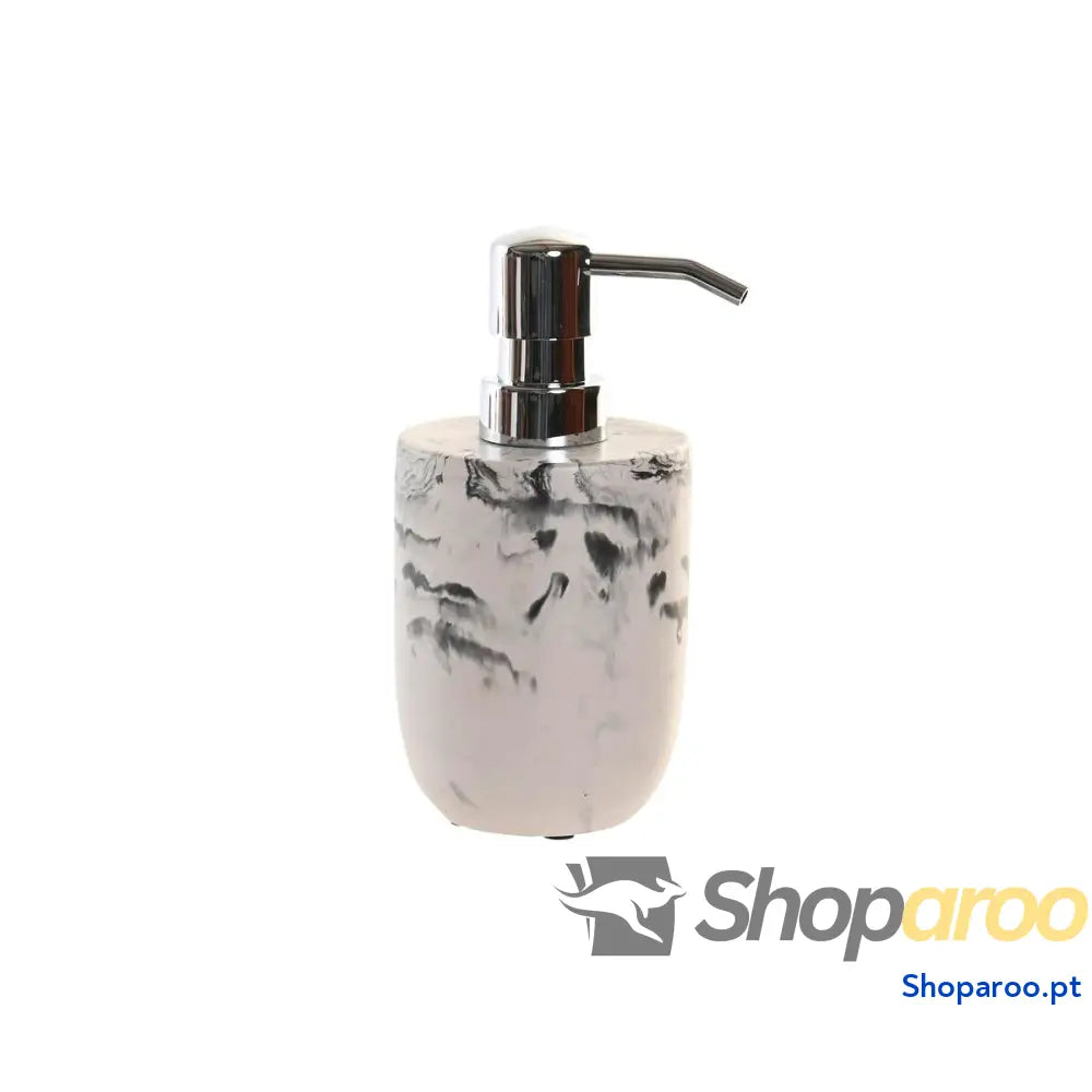 Dispensador de Sabão DKD Home Decor Preto Cimento Branco