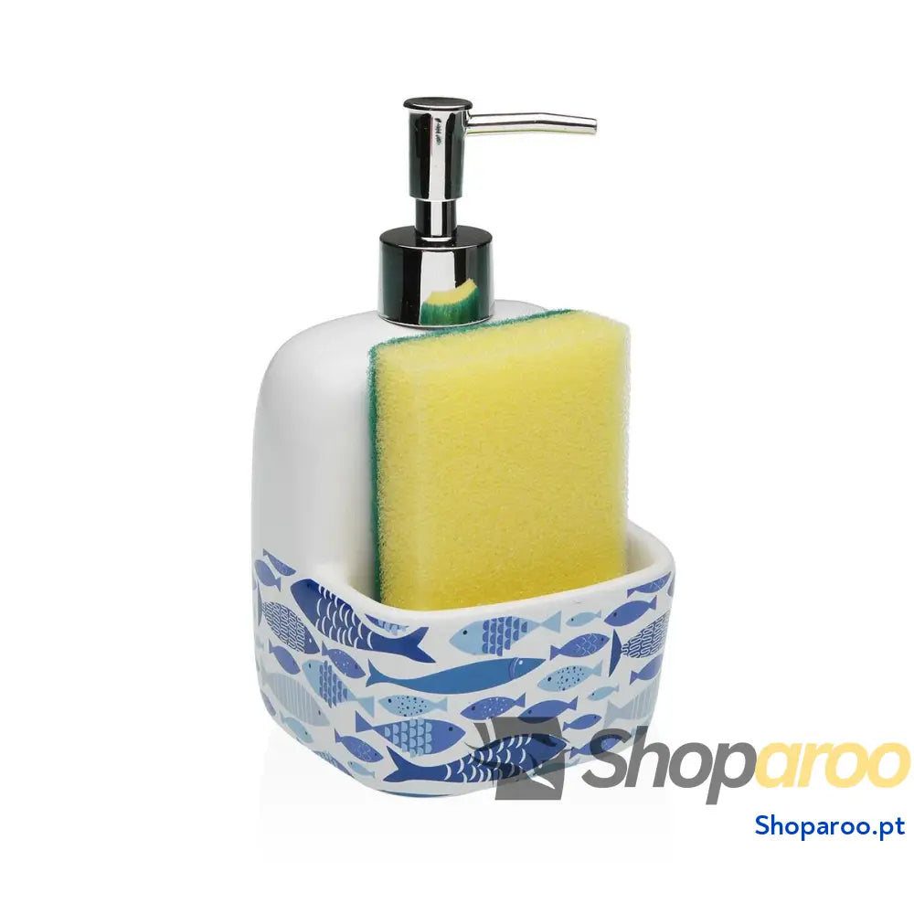 Dispensador de Sabão Versa AQUA 2 Cerâmica 9,4 x 17,8 10,5 cm