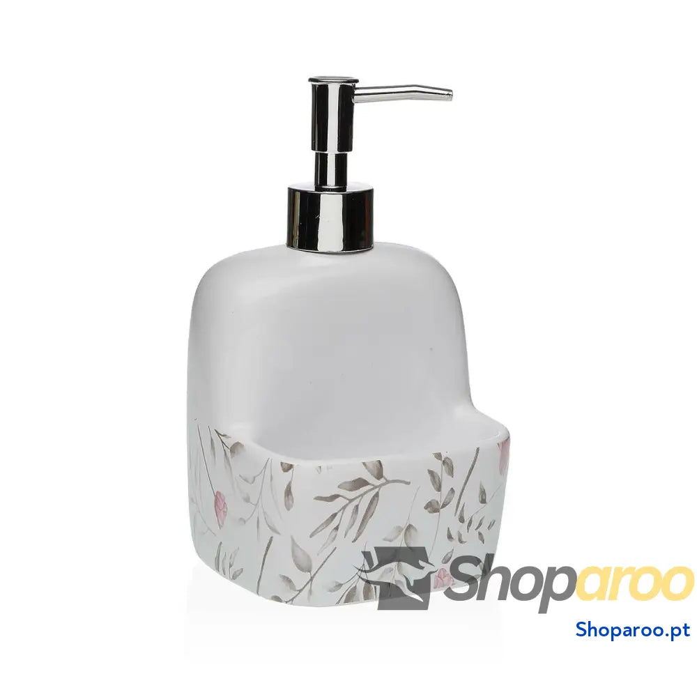 Dispensador de Sabão Versa Caprice Cerâmica 9,4 x 17,8 10,5 cm