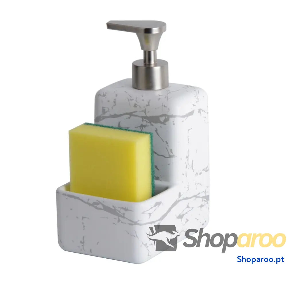 Dispensador de Sabão Versa Cerâmica ABS Dolomite 9 x 19 12,5 cm