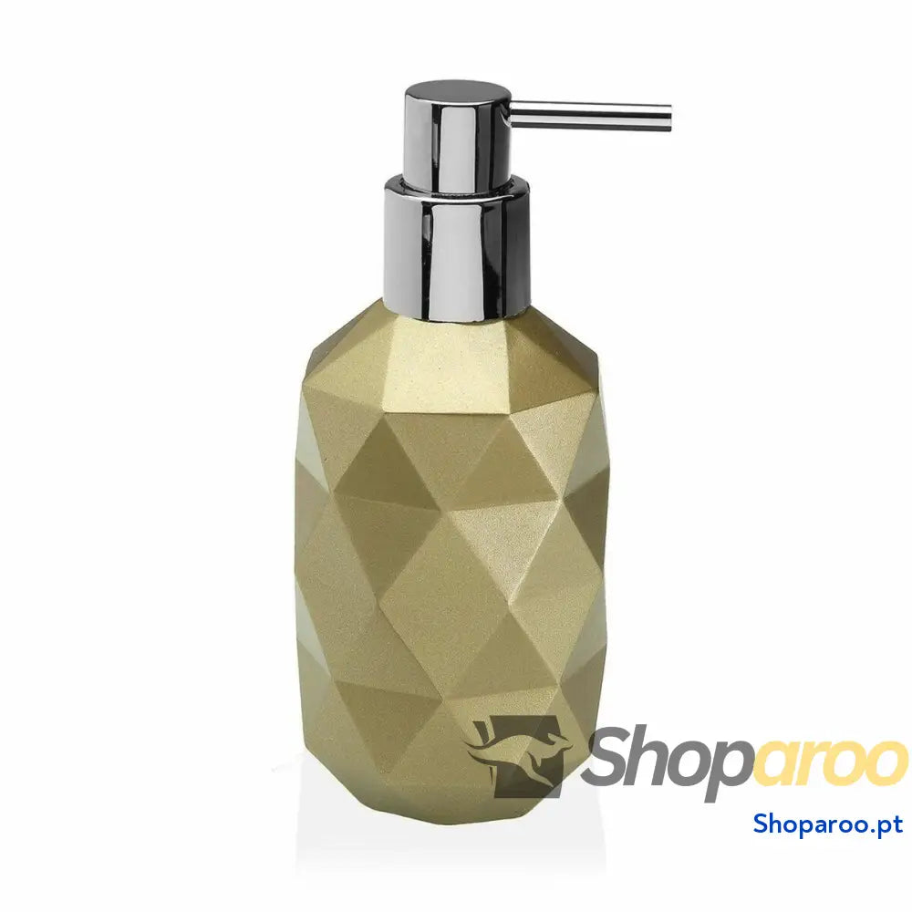 Dispensador de Sabão Versa Diamond Amarelo Plástico Resina (7,7 x 17,8 7,7 cm)