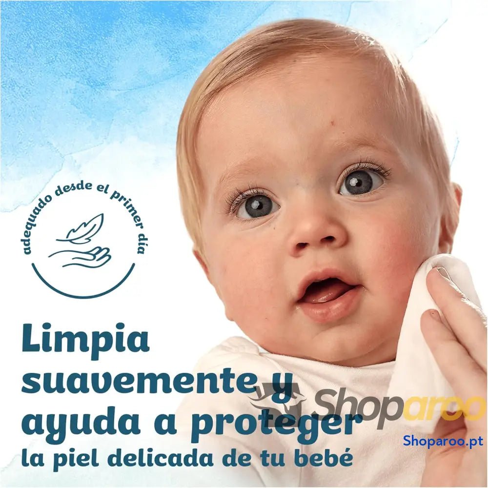 Dodot Toallitas Pure Aqua Para Bebé 864 (18 Packs de 48 Unidades) Ayuda A Restaurar El PH Natural De La Piel 99% Agua