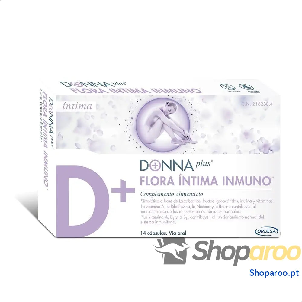 DonnaPlus Flora Íntima Imuno complemento alimentar simbiótico vaginal