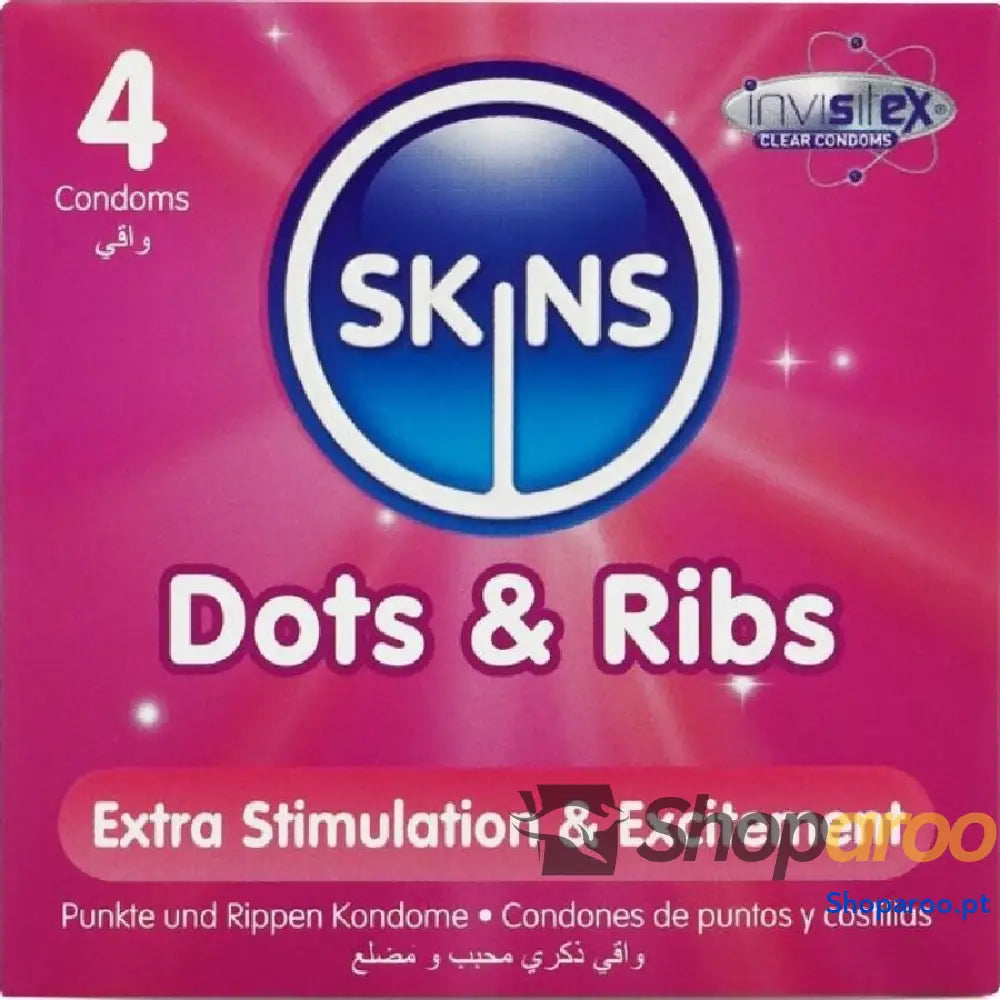 DOTS & RIBS PREMIUM PRESERVATIVOS PACOTE 4