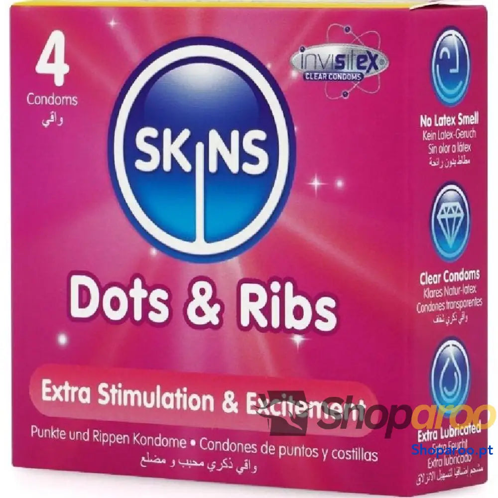 DOTS & RIBS PREMIUM PRESERVATIVOS PACOTE 4
