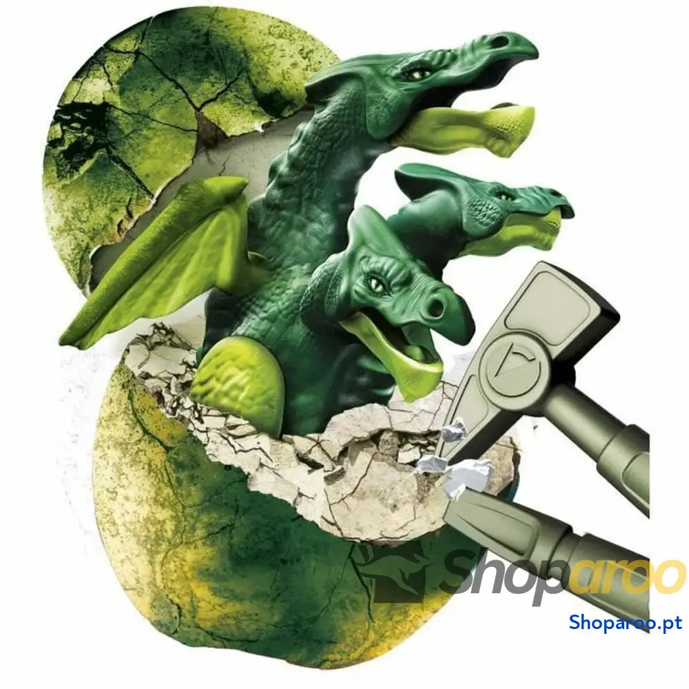 Dragão Baby Born Legendary egg - Dragon has three heads Verde