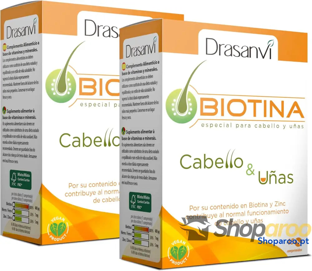 Drasanvi Biotina Vitaminas Capilares para Cabelo Feminino 90 dias
