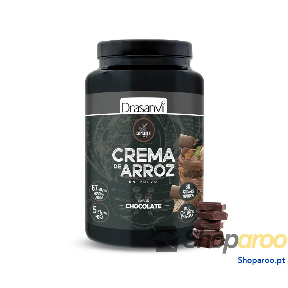DRASANVI Creme de arroz | fitness | Energia rápida e sustentada Hidratos carbono fibra proteínas qualidade sem gorduras
