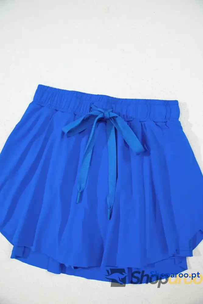 Drawstring Active Skorts