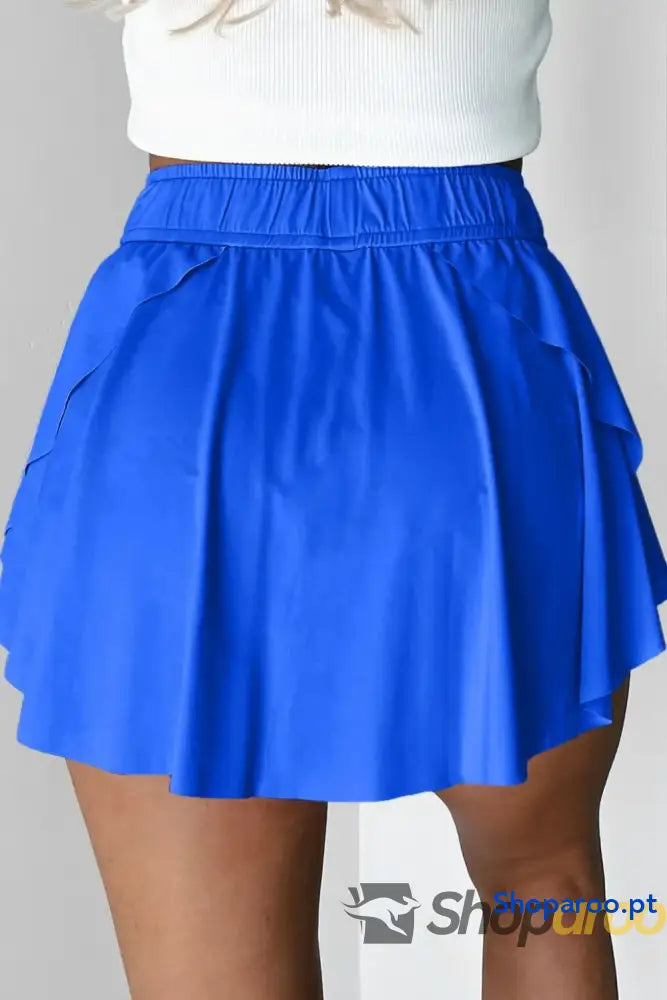 Drawstring Active Skorts