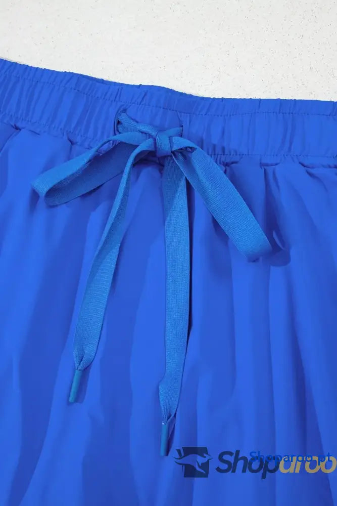 Drawstring Active Skorts